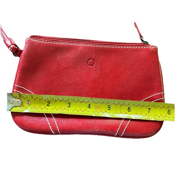 Franklin Covey Laptop Bag 16” Wide 33352.117 Three Sect Wallet Maroon Leather - Picture 11 of 11